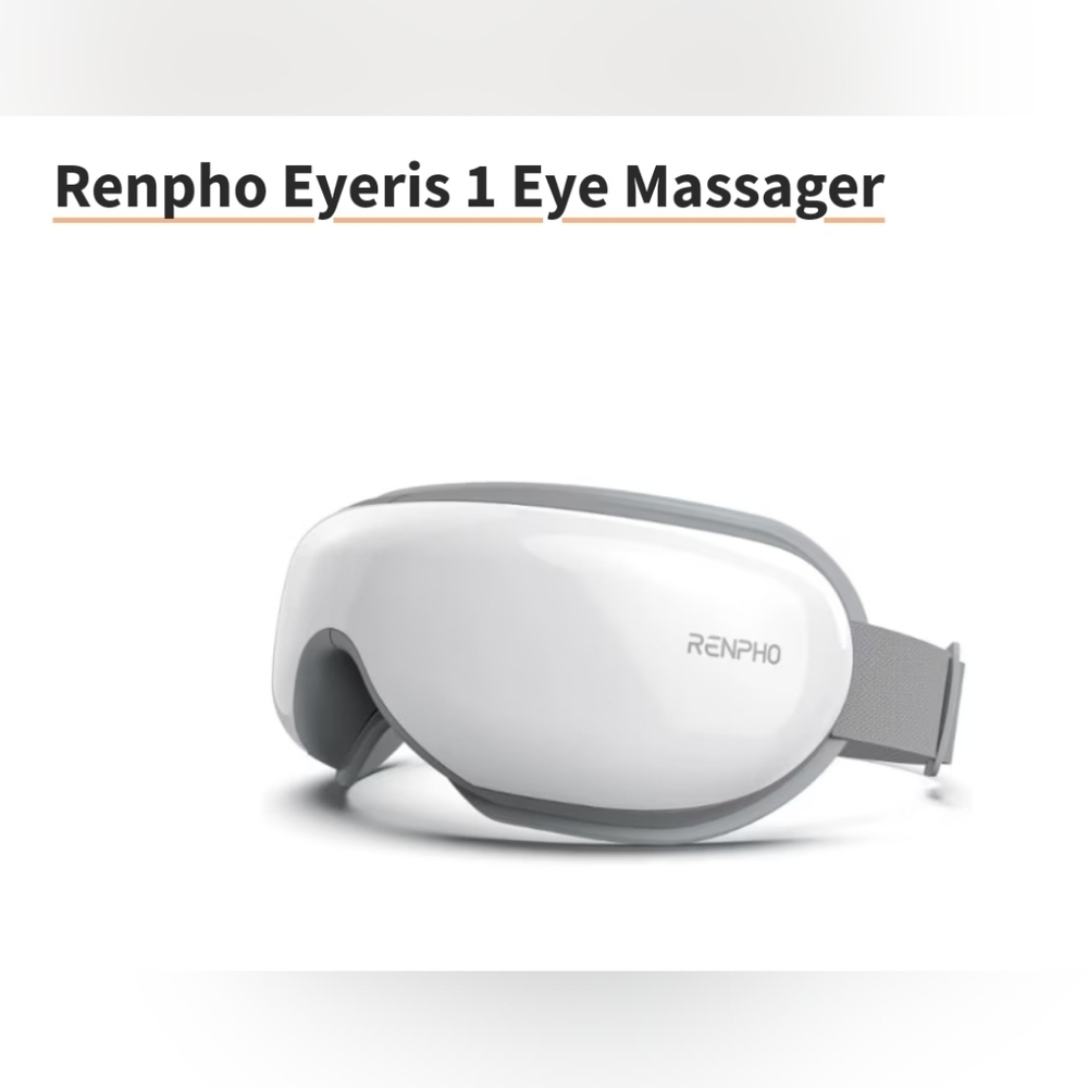 Renpho Eyeris 1 Eye Massager in White and Gray